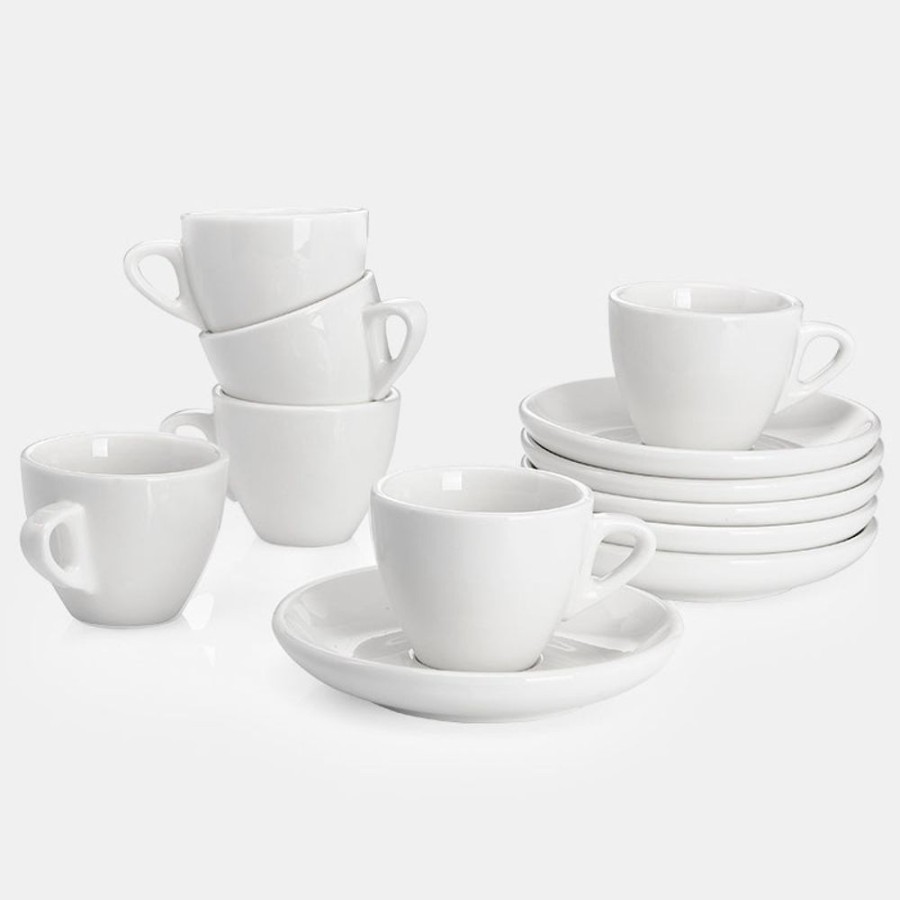 Shop Sweese | Porcelain Espresso Cups With Saucers