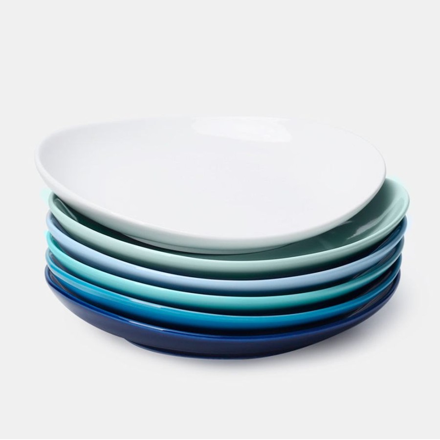 Shop Sweese | Blue Assorted Curved Porcelain Plates