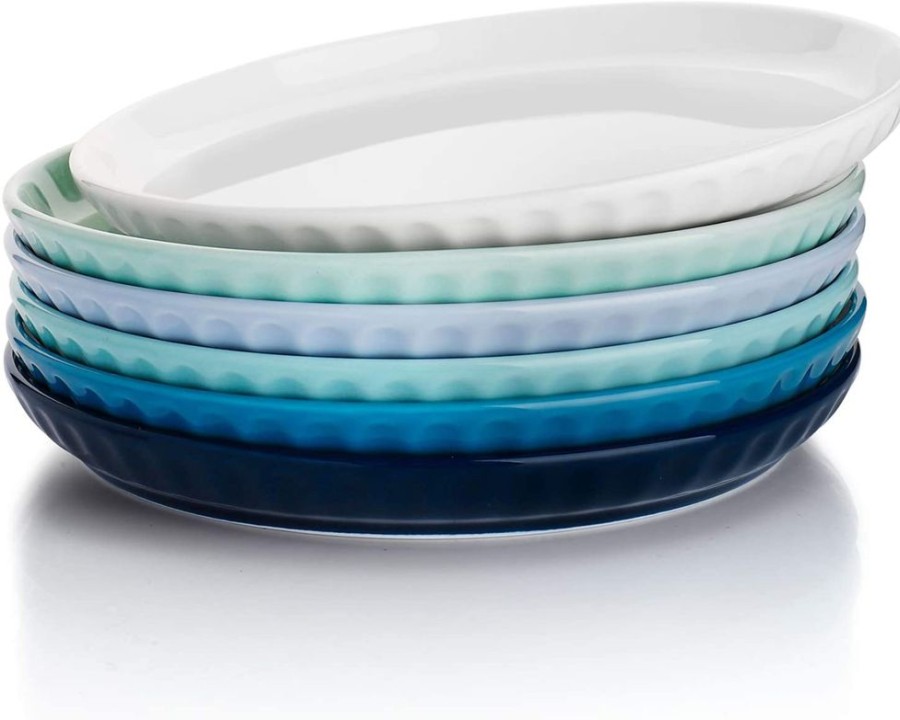 Shop Sweese | Cold Assorted Fluted Round Porcelain Plates