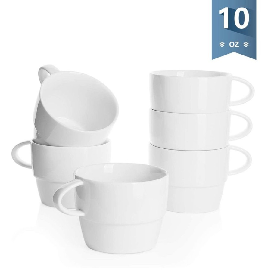 Drinkware Sweese | White Stackable Coffee Cups