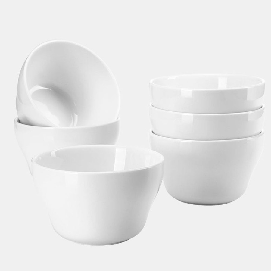 Dinnerware Sweese | White Bouillon Porcelain Bowls