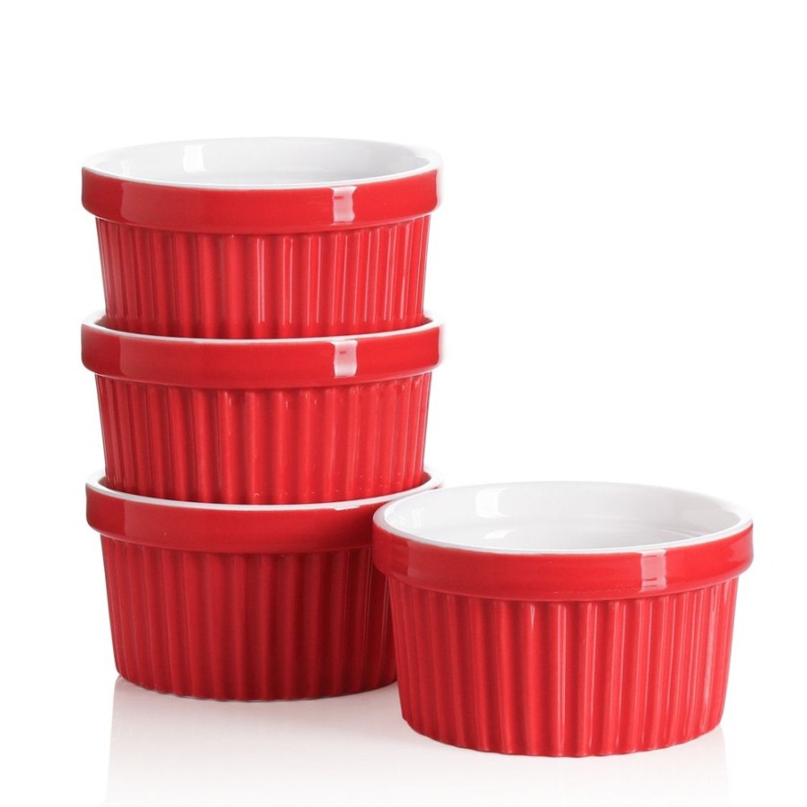 Entertaining Sweese | Red Porcelain Ramekins