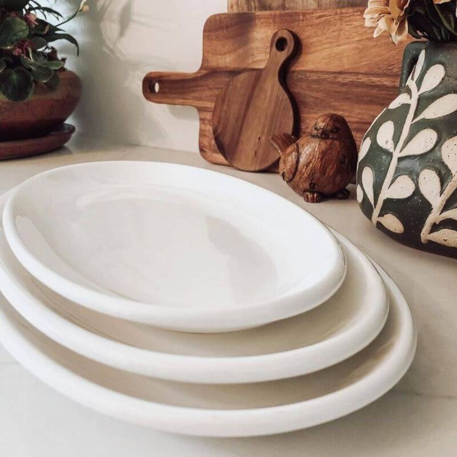 Shop Sweese | Curved Ceramic Serving Platters