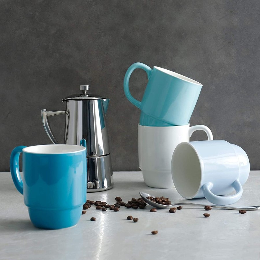 Shop Sweese | Blue Assorted Porcelain Stackable Mug Set