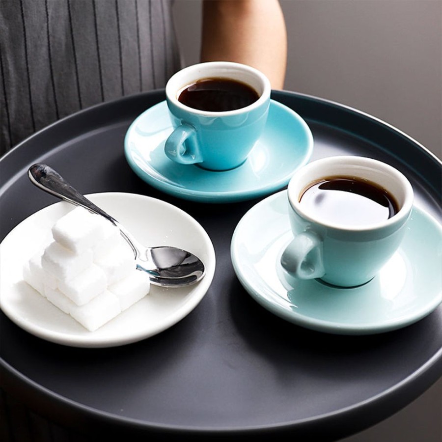 Shop Sweese | Porcelain Espresso Cups With Saucers