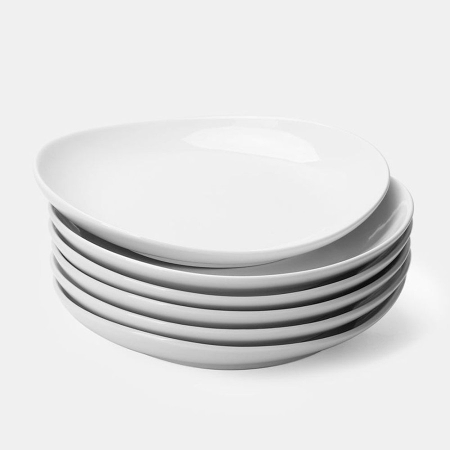 Shop Sweese | White Curved Porcelain Plates