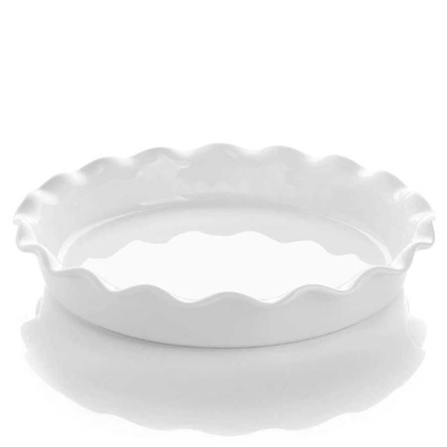 Entertaining Sweese | Ruffled Ceramic Pie Pan