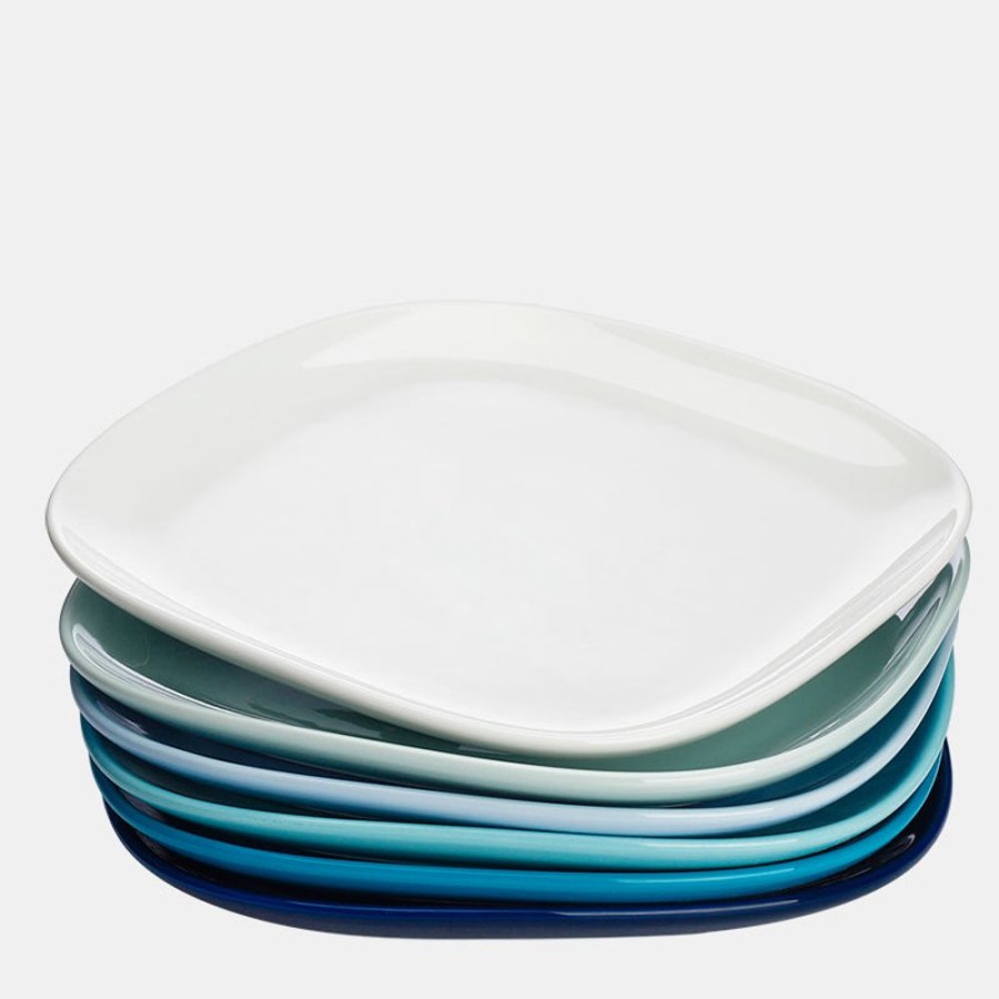 Shop Sweese | Blue Assorted Square Porcelain Plates