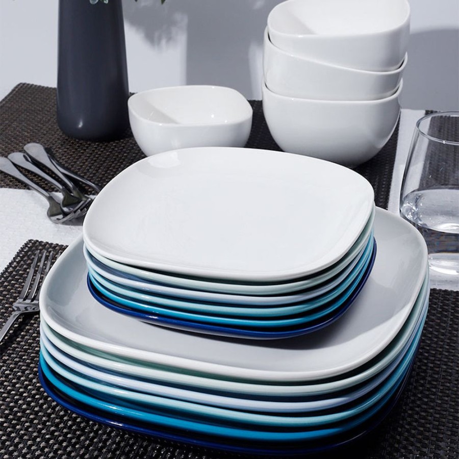 Shop Sweese | Blue Assorted Square Porcelain Plates