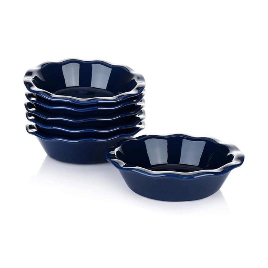 Entertaining Sweese | Ceramic Ruffled Mini Pie Pans