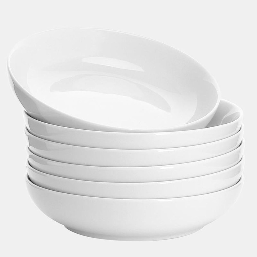 Dinnerware Sweese | White Porcelain Pasta Bowls