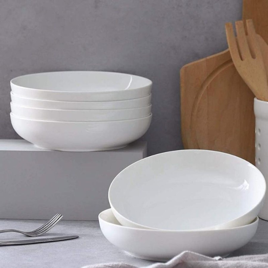 Dinnerware Sweese | White Porcelain Pasta Bowls