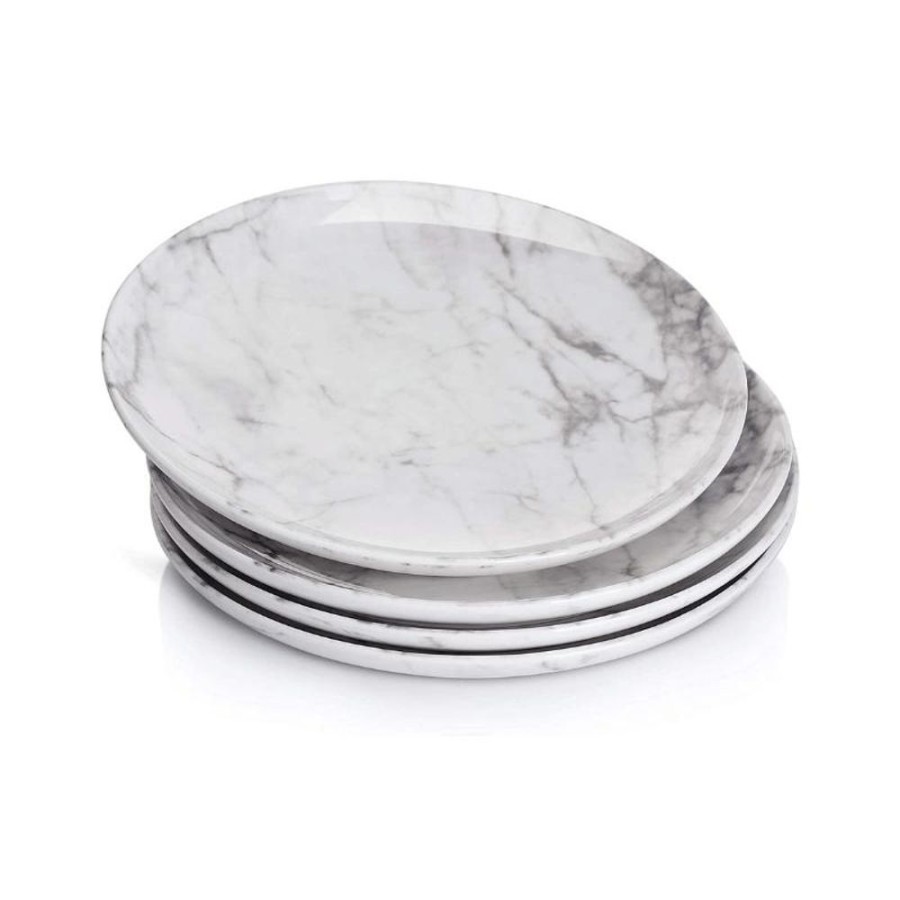 Dinnerware Sweese | Marble Pattern Porcelain Plates