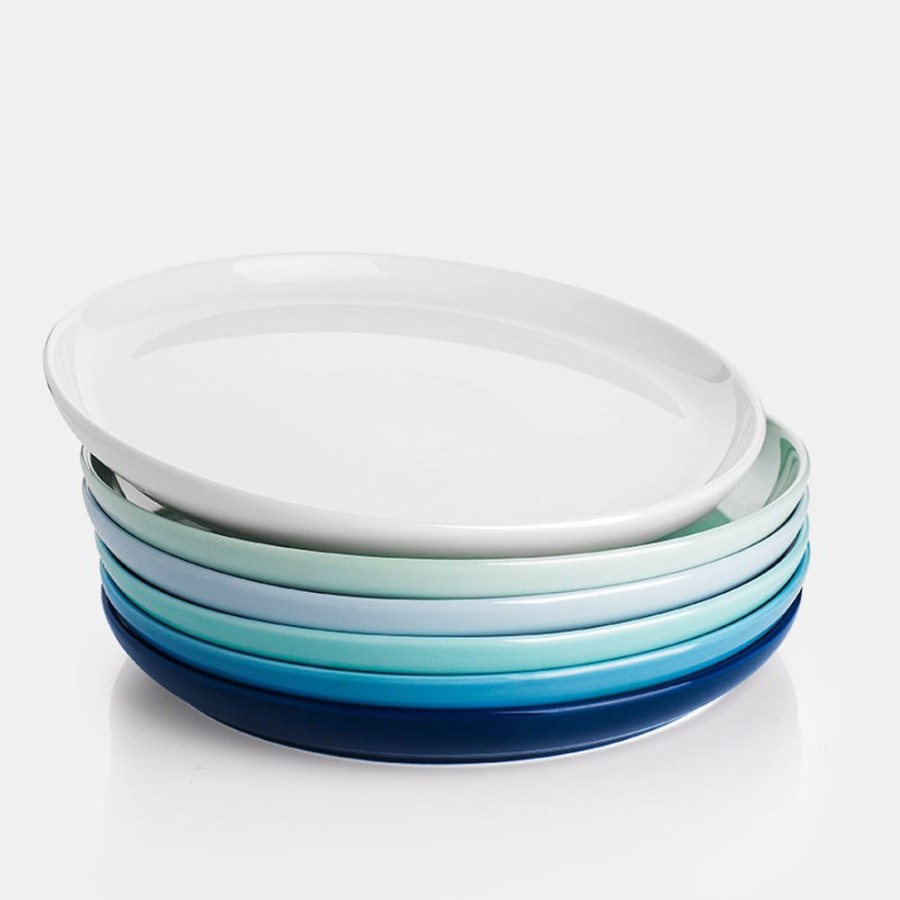 Dinnerware Sweese | Blue Assorted Round Porcelain Plates