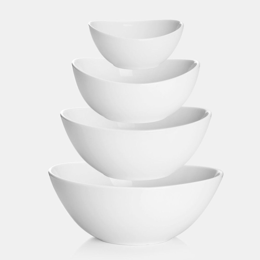 Dinnerware Sweese | 4 Piece Curved Nesting Bowls