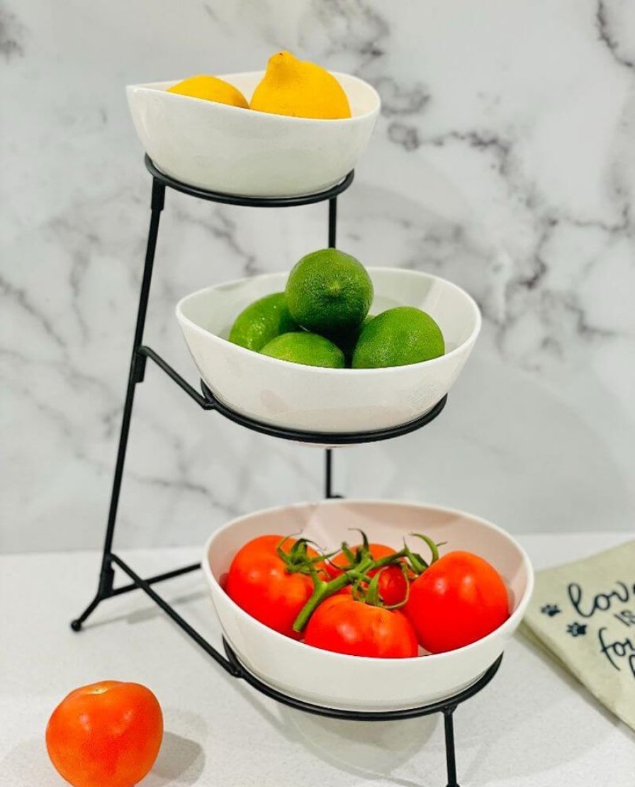 Shop Sweese | 3 Tier Oval Bowl Serving Stand