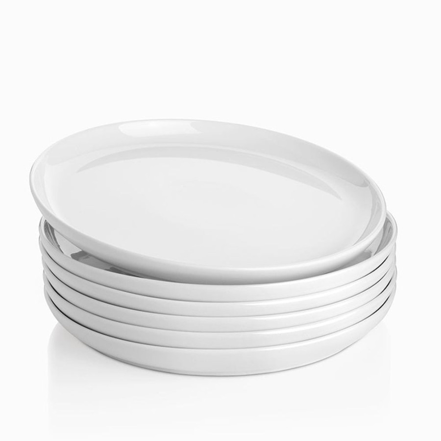 Dinnerware Sweese | White Round Porcelain Plates