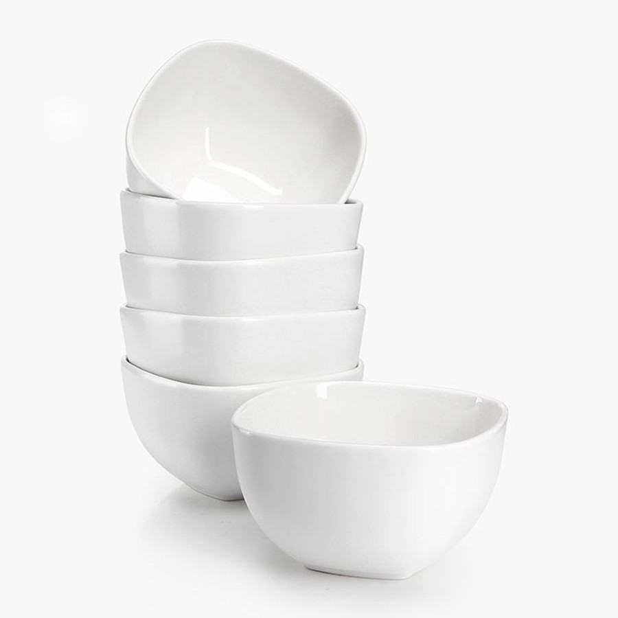 Shop Sweese | White Square Porcelain Bowls