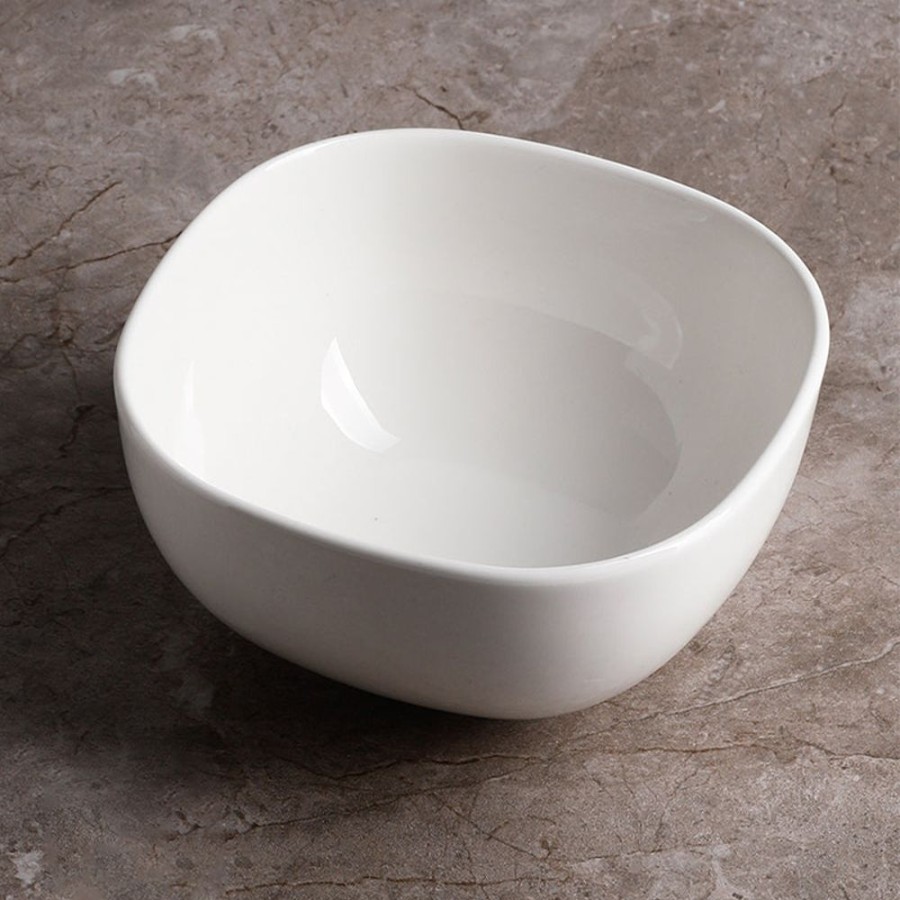 Shop Sweese | White Square Porcelain Bowls