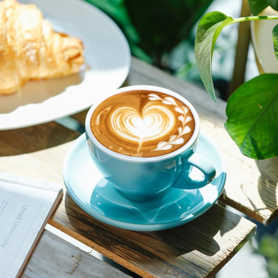 Drinkware Sweese | Porcelain Coffee Cups With Saucers