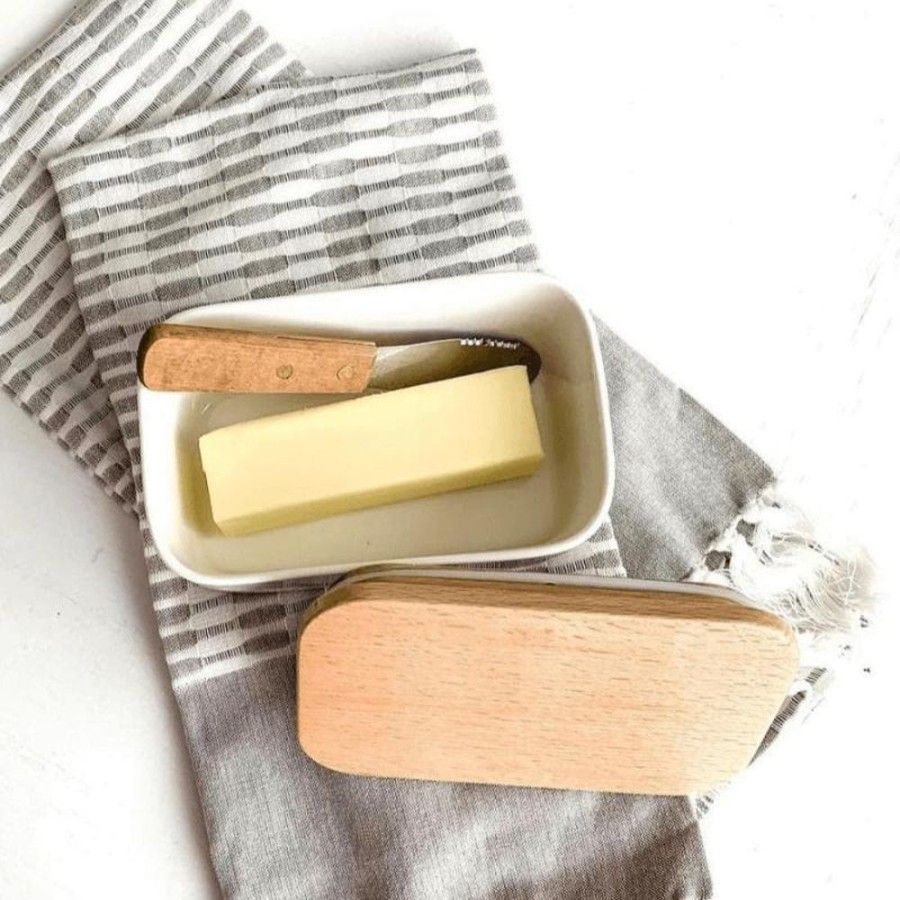 Shop Sweese | Airtight Butter Dish With Beechwood Lid