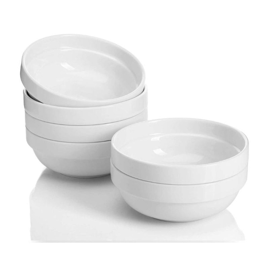 Shop Sweese | Round Porcelain Stackable Bowls White