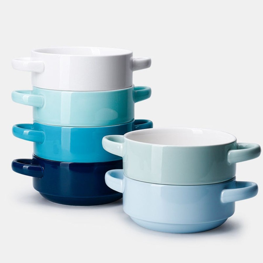 Shop Sweese | Blue Assorted Porcelain Bowls With Handles