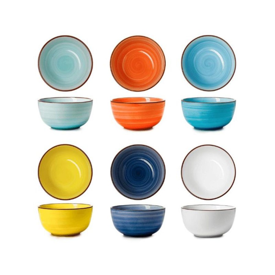 Dinnerware Sweese | Hot Gradient Porcelain Cereal Bowls Hot Assorted Color