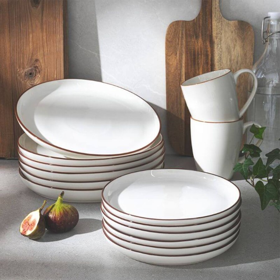 Dinnerware Sweese | Gradient Porcelain Plates, Set Of 6