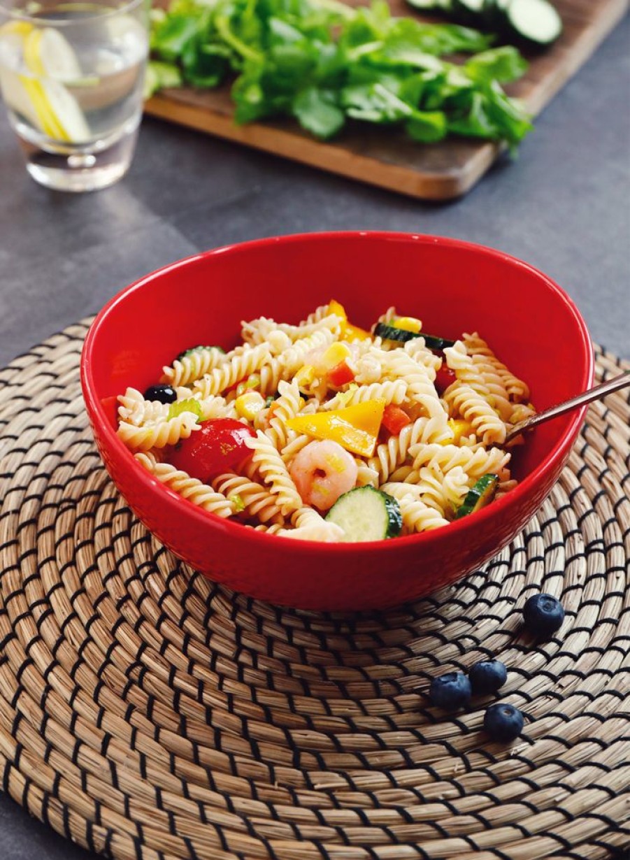 Shop Sweese | Red Curved Porcelain Bowls