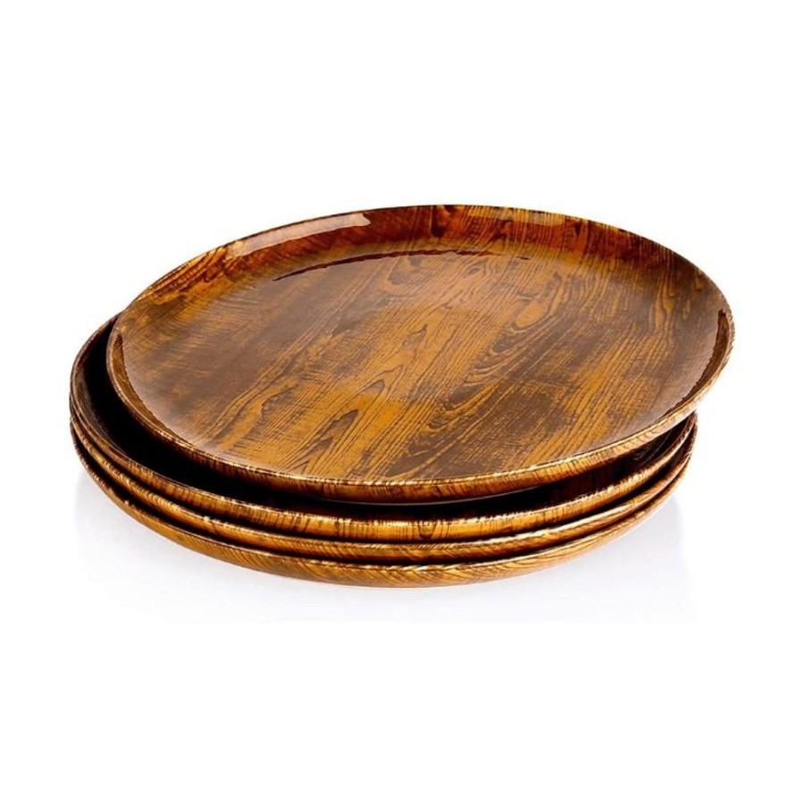 Dinnerware Sweese | Woodgrain Ceramic Plates