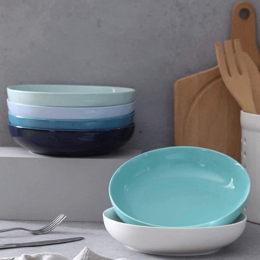 Dinnerware Sweese | Blue Assorted Porcelain Pasta Bowls