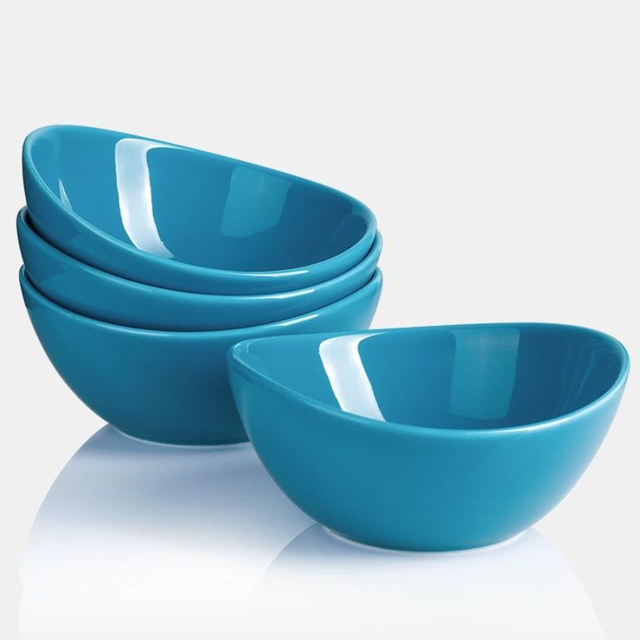 Shop Sweese | Steel Blue Curved Porcelain Bowls