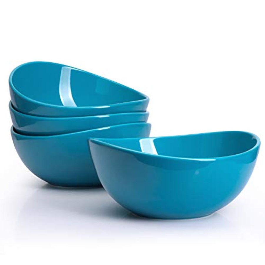 Shop Sweese | Steel Blue Curved Porcelain Bowls